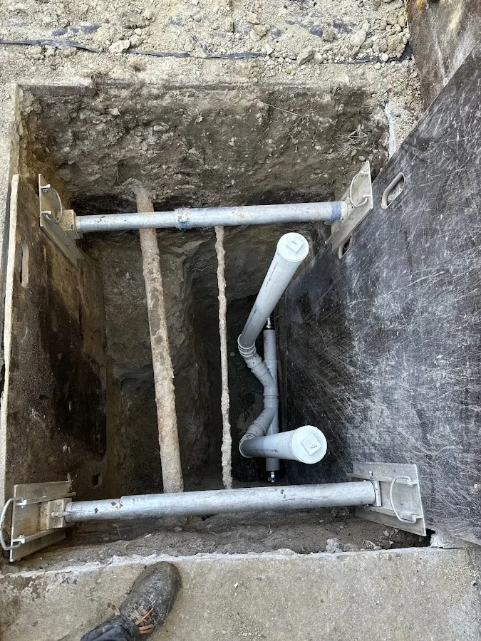Experienced plumber completing Gas Line Repair work in West Jefferson